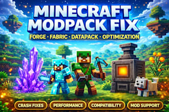 create fix and optimize minecraft modpack convert forge mod to fabric datapack