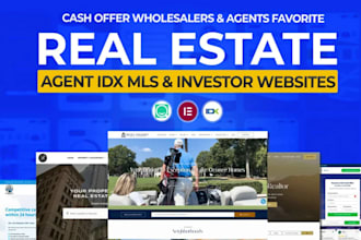 build real estate website, investor website, realtor website, wordpress website