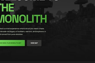 make a website page for your minecraft server
