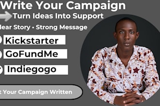 write or rewrite your crowdfunding campaign to attract donors
