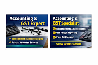 do accounting, gst and bookkeeping in excel