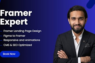 design a responsive framer website for your business