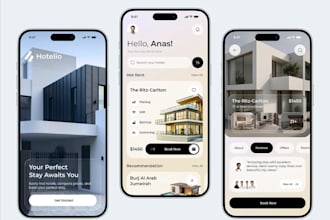develop house renting app with booking and payment