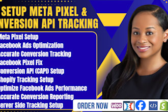 setup facebook meta pixel conversion api tracking for shopify ecommerce store