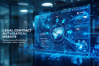 build legal contract automation website law firms using airtable zapier docusign