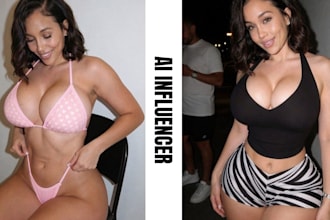 do sfw nsfw ai influencer ai model lora training comfyui workflow for fanvue ofm