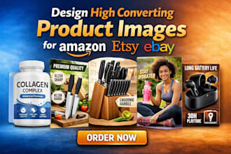design high converting amazon etsy ebay product images
