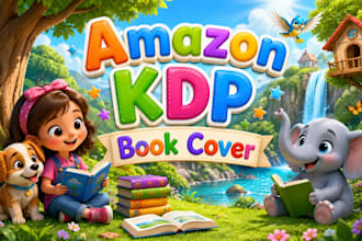 design amazon KDP childrens book cover