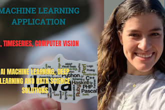 provide end to end machine learning application development and cloud deployment