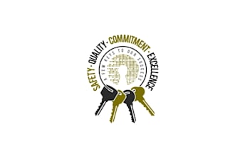 design best quality safety lock logo