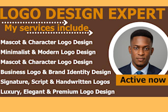 design a professional logo and brand service