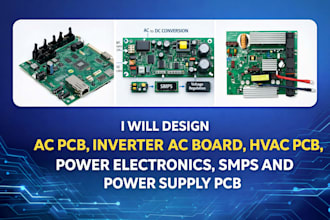 design ac pcb inverter ac board hvac pcb power electronic smps and power supply