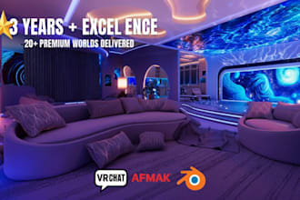 design your dream vr chat world 3d vrc environment metaverse world vrchat avatar