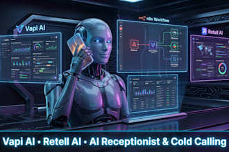setup vapi ai voice calling agent retell ai cold calling ai receptionist n8n