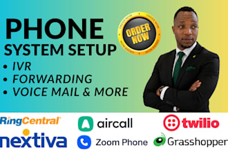 setup ringcentral aircall quo nextiva twilio zoom phone grasshopper