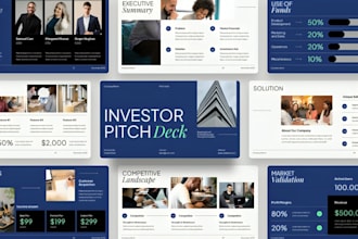 design real estate pitch deck, property investor powerpoint presentation slides