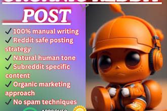 promote ai website saas brand business website  mention via reddit seo post