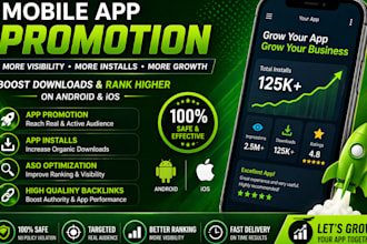 do mobile app promotion, app installs, aso and app marketing