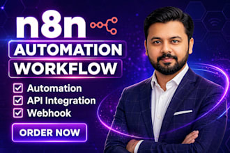 build n8n zapier and make workflow automation