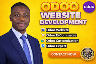 build and customize odoo website, odoo ecommerce, odoo erp and fix odoo modules