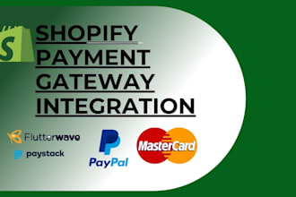setup shopify payment gateway integration with stripe, paypal and more
