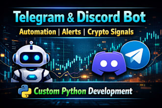 create discord and telegram bots for moderation, engagement, and community manag