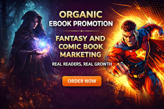 do ebook promotion fantasy book comic book promotion