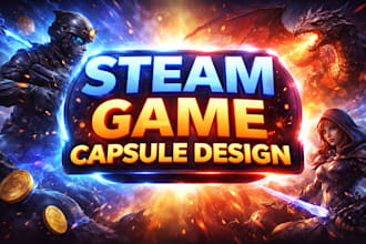steam capsule game art steam capsule art steam art game banner game marketing