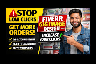 design fiverr gig images for higher CTR and sales