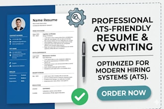 make a professional ats friendly resume and CV