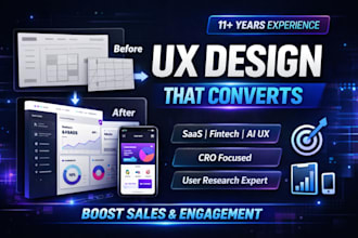 design user friendly UX for websites apps and dashboards