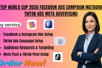 setup world cup 2026 facebook ads campaign instagram tiktok ads meta advertising