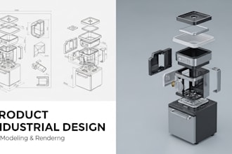 provide 3d modeling and product design services, cad print