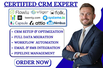 automate flowlu crm vtiger capsule attio folk crm twenty system io jobnimbus api