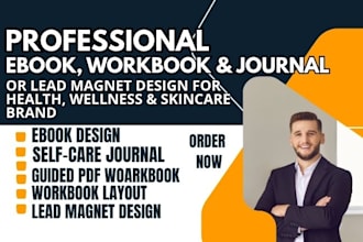 design ebook workbook journal lead magnet for your health, wellness, self care