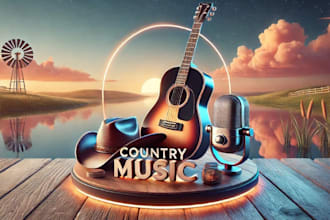 produce high quality ai country music song