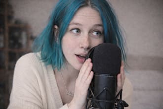 voice a seductive gothic sfw nsfw voice over or custom smut female asmr acting