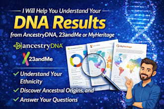 help you understand your dna results from ancestrydna, 23andme or myheritage