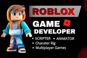 develop roblox full game creation roblox scripting roblox character rig