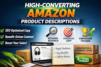 write high ranking amazon product descriptions that converts