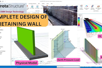 create structural calculations, retaining wall drawings that pass engineering