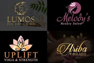 do custom sacred geometry, mystical, yoga, holistic, spiritual logo design
