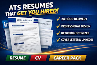 provide resume writing, resume redesign, CV formatting, cover letter creation