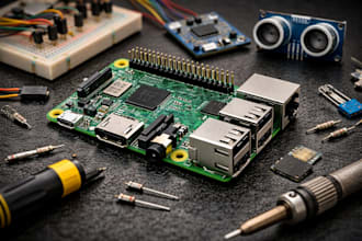 raspberry pi development, iot projects, python, sensors and automation