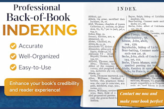 do book indexing, back of book index, book interior design, academic book index