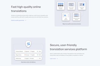 develop high performance web applications