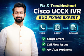 troubleshoot and fix uccx IVR scripts and call routing