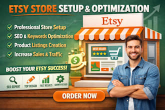 etsy shop setup and optimization expert