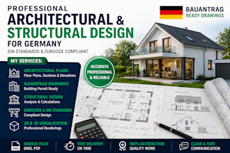 do architectural and structural design according to german din standards