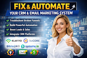 do klaviyo mautice kvcore bitrix24 flow automation marketing campaign systeme